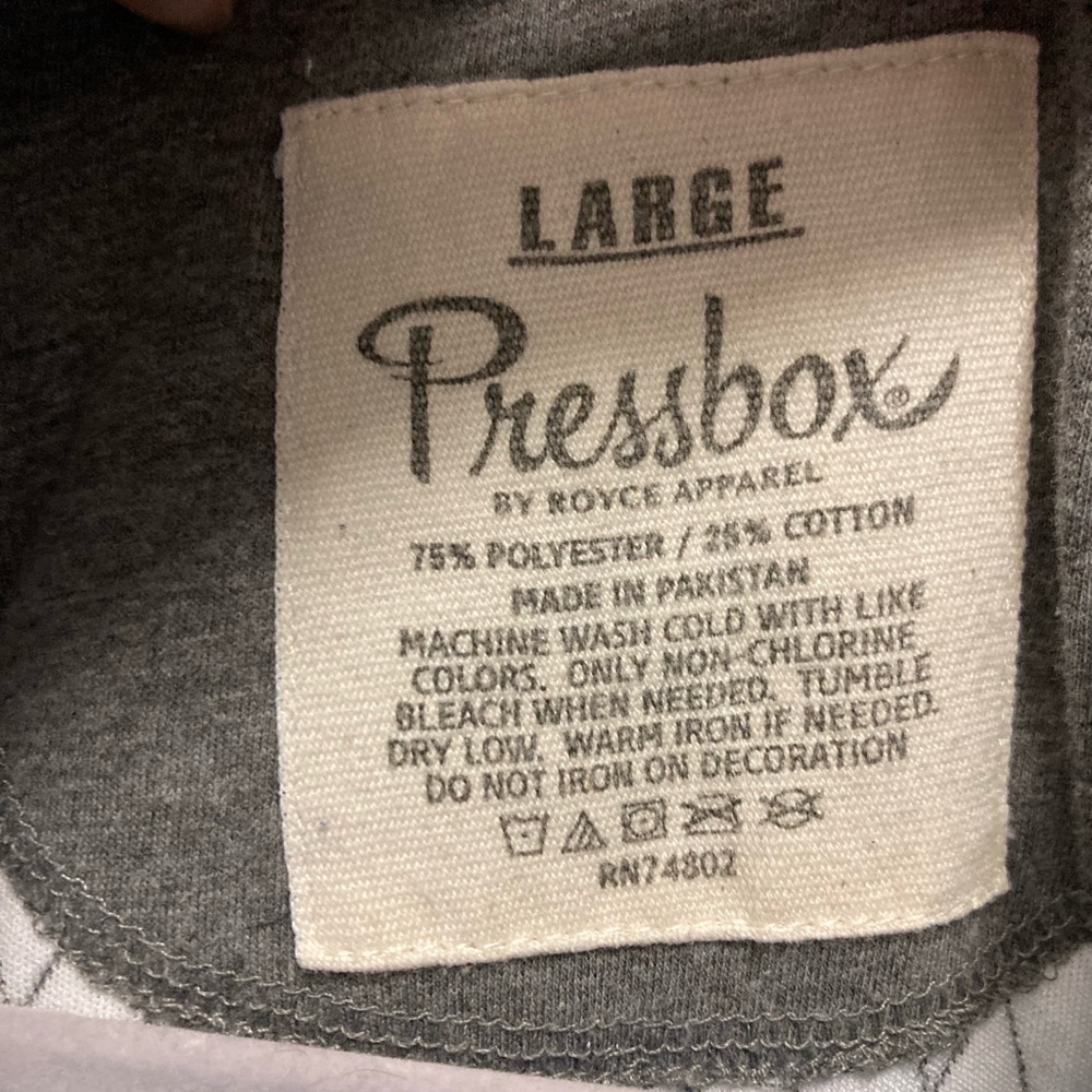 Pressbox Carolina Tar Heels Women’s Quilted Pullover Size Large - Picture 4 of 6